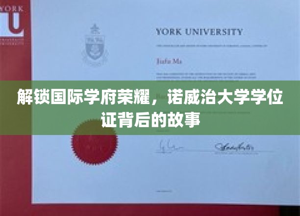 揭开诺威治荣耀之谜，学位证背后的传奇旅程