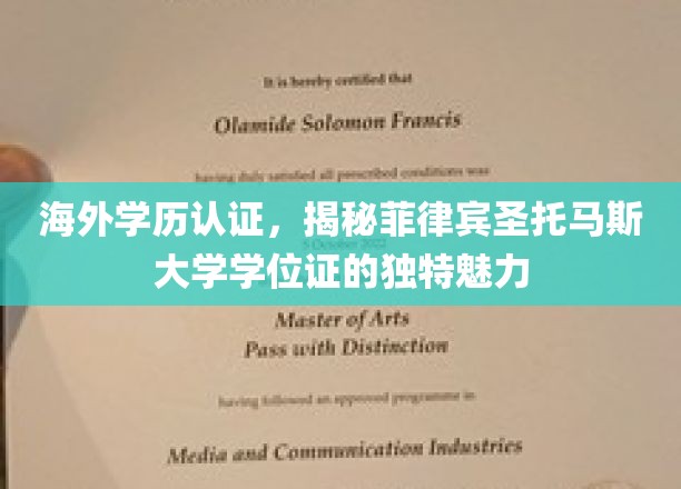 海外学历认证，揭秘菲律宾圣托马斯大学学位证的独特魅力