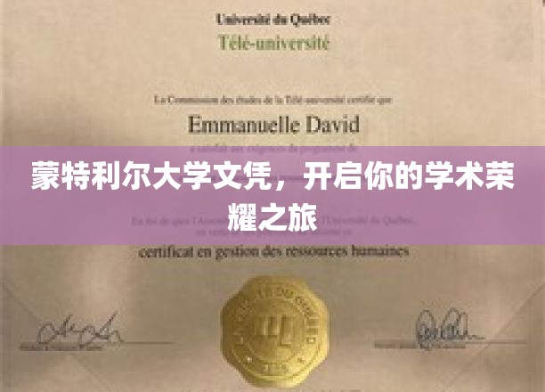 蒙特利尔大学荣耀通行证，成就你的学术巅峰之旅