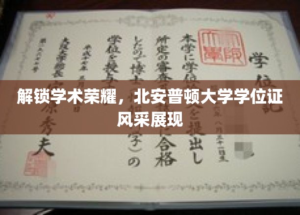 北安普顿荣耀时刻，学位证书见证学术辉煌之路