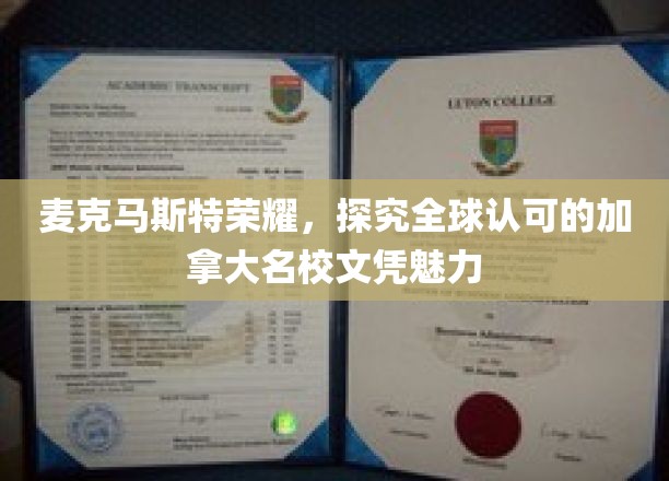 探寻麦克马斯特大学荣耀，加拿大名校文凭的全球吸引力