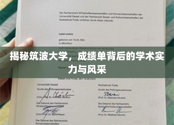 深度解析筑波大学：揭开成绩单背后的学术魅力与风采
