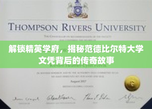 探寻范德比尔特荣耀，揭秘顶尖学府的文凭传奇之路