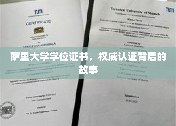 揭秘萨里大学学位证书，权威认证背后的传奇历程