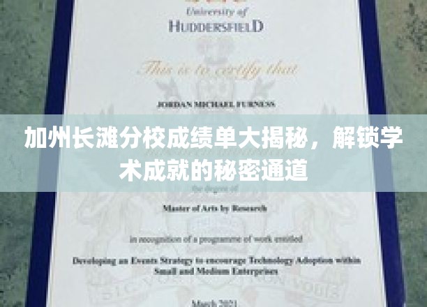 解码加州长滩分校高分秘籍，探寻卓越学术成就的背后路径