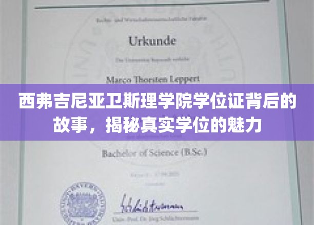 西弗吉尼亚卫斯理学院学位证，探寻背后的传奇与学位的真正价值
