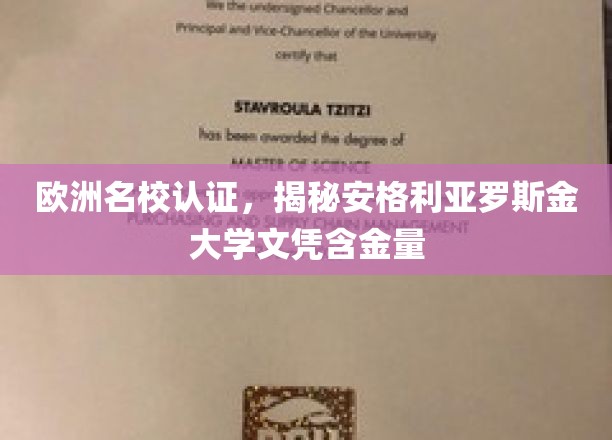 安格利亚罗斯金大学文凭，欧洲名校认证下的价值与奥秘