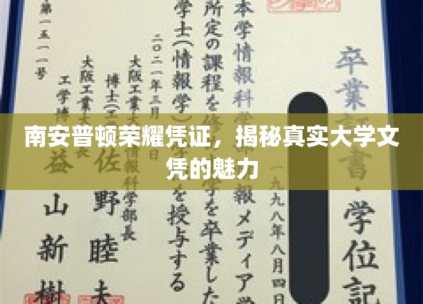 揭秘南安普顿荣耀，探索真实大学文凭的独特魅力
