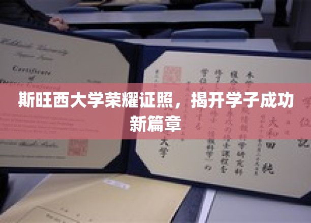 斯旺西大学学子荣耀绽放，开启人生新篇章证书之旅
