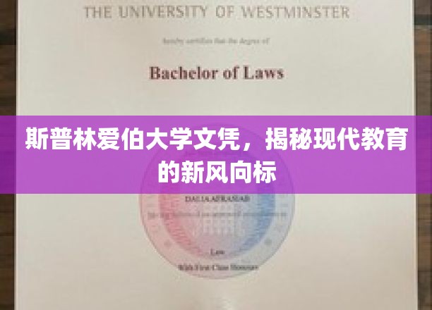 斯普林爱伯大学文凭引领现代教育变革潮流