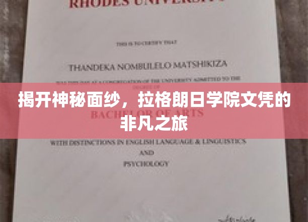 揭开神秘面纱，拉格朗日学院文凭的非凡之旅