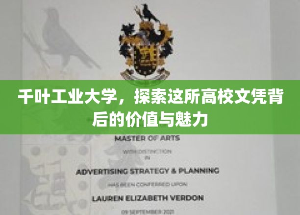 解码千叶工业大学，文凭背后的无限可能