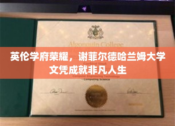 英伦学府荣耀见证，谢菲尔德哈兰姆大学文凭开启非凡人生旅程