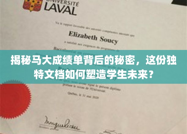 揭秘马大成绩单背后的奥秘，这份独特文档如何助力学生未来？