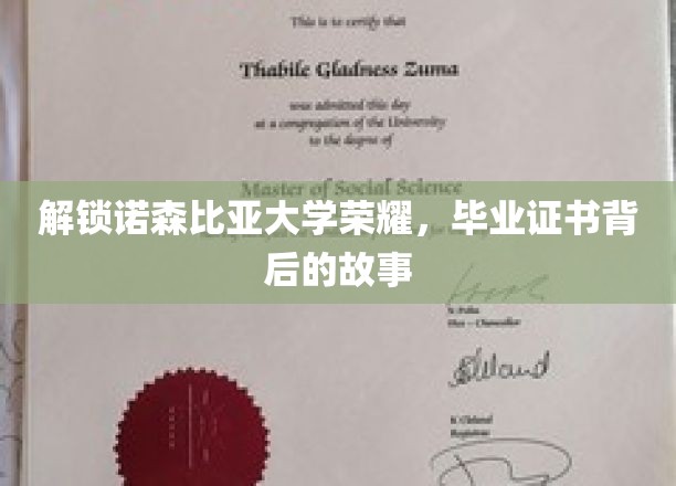 诺森比亚大学荣耀揭秘，毕业证书背后的传奇历程