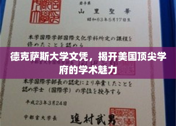 探寻德克萨斯大学文凭背后的顶尖学术风采