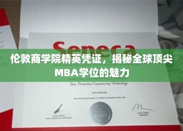 解锁伦敦商学院MBA，探秘世界顶级商业教育的非凡力量
