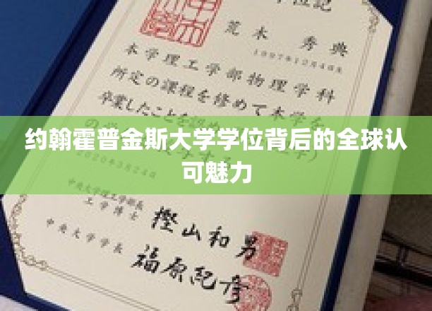 约翰霍普金斯大学学位背后的全球认可魅力