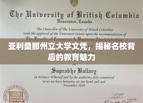 探索亚利桑那州立大学，名校文凭背后的独特教育魅力揭秘