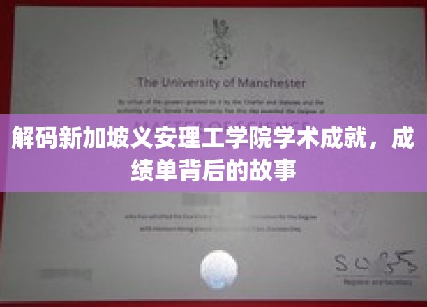 新加坡义安理工学院，揭开学术辉煌背后的独特篇章