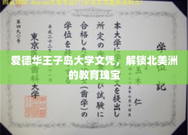 爱德华王子岛大学文凭，解锁北美洲的教育瑰宝