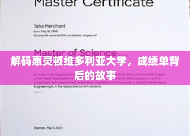 探寻惠灵顿维多利亚大学成绩单背后的精彩人生