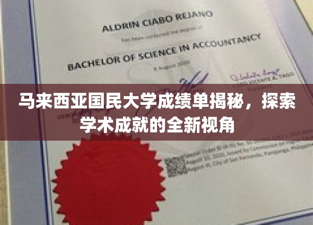 解锁马大成绩单背后的秘密，揭秘学术卓越的多元解读