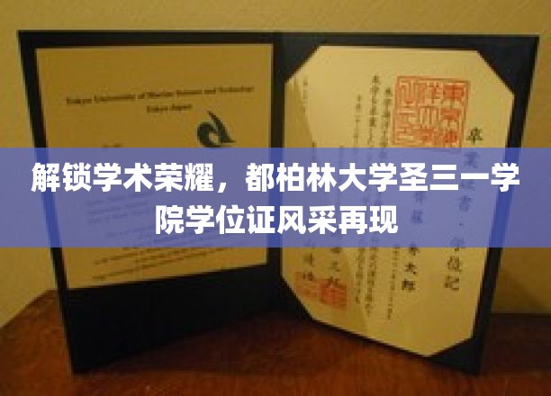 学位荣耀重现，都柏林大学圣三一学院，揭秘独特学位证风采