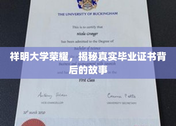 祥明荣耀深探，毕业证书背后的真实传奇
