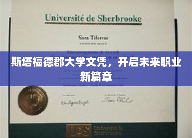 斯塔福德郡大学文凭，开启未来职业新篇章