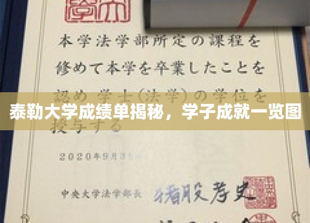 揭秘泰勒大学成绩单，学子辉煌成就尽收眼底
