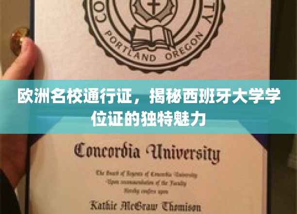 欧洲名校通行证，深入揭秘西班牙大学学位证的独特魅力