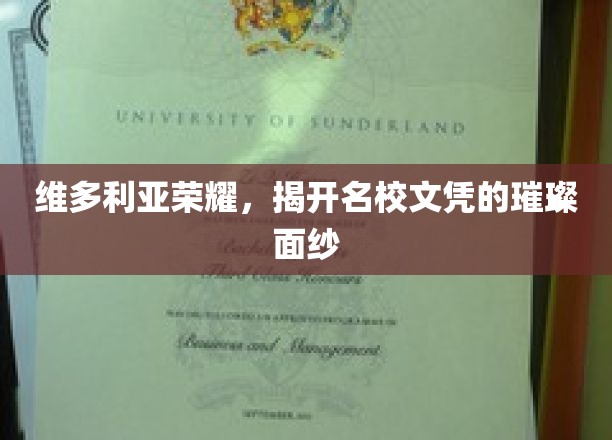 名校光环下的维多利亚荣耀，揭秘文凭背后的璀璨故事