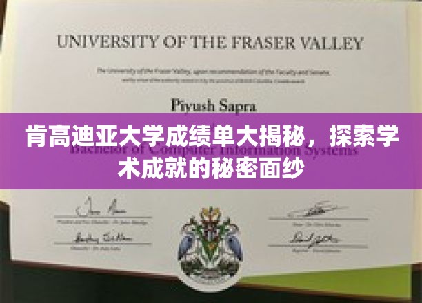 肯高迪亚大学成绩单背后的惊人真相，揭秘学术卓越的神秘面纱