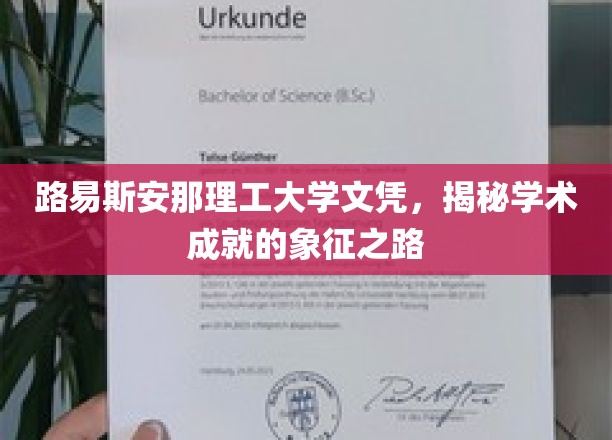 路易斯安那理工大学文凭，见证学术成就的辉煌之路