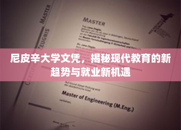 尼皮辛大学文凭引领潮流，解码教育变革与未来职场新风口