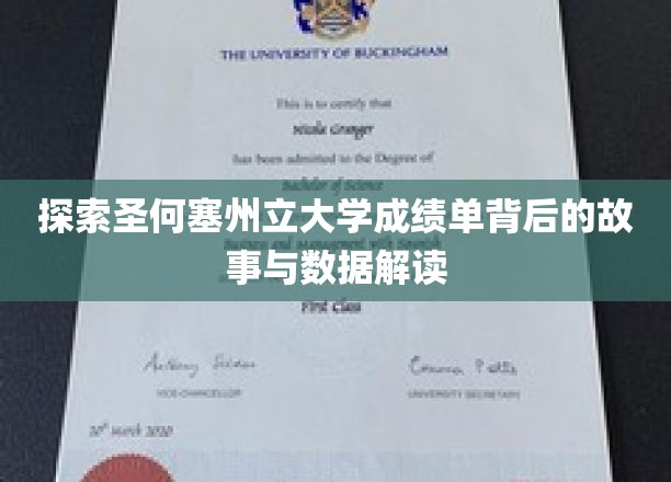 揭秘圣何塞州立大学成绩单背后的故事与数据解读