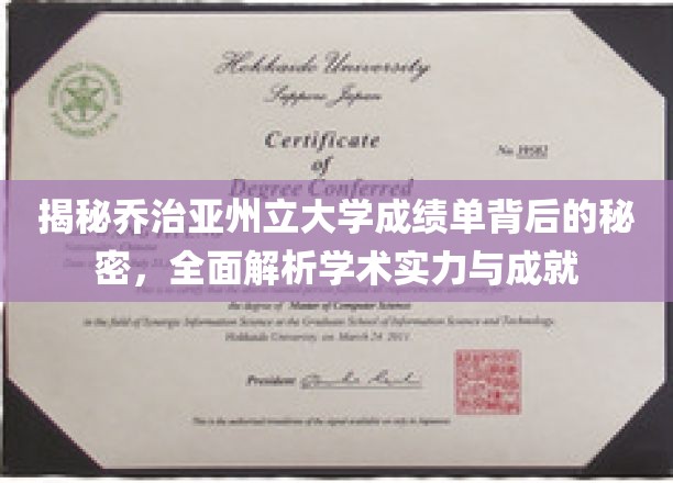 揭秘乔治亚州立大学成绩单背后的秘密，全面解析学术实力与成就
