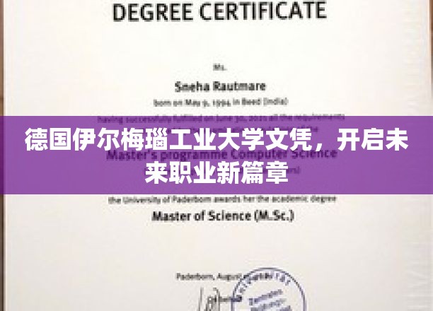 德国伊尔梅瑙工业大学文凭，引领未来职业新篇章