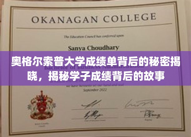 奥格尔索普大学成绩单背后的隐藏故事大揭秘
