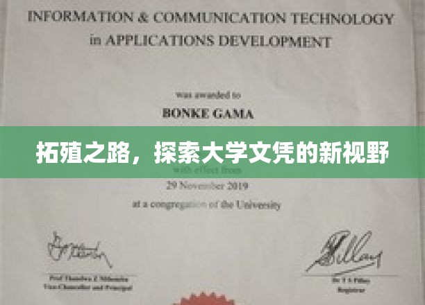 开启学历新航程，探索大学文凭的无限可能