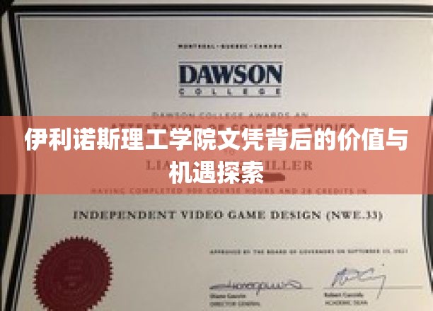 解锁伊利诺斯理工学院文凭的无限潜能与职业新篇章