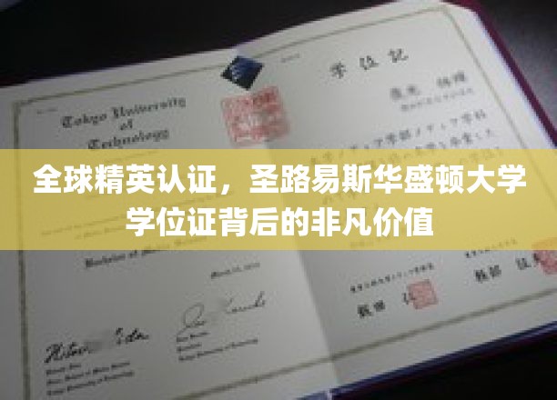 圣路易斯华盛顿大学学位证，全球精英通行证背后的不凡魅力