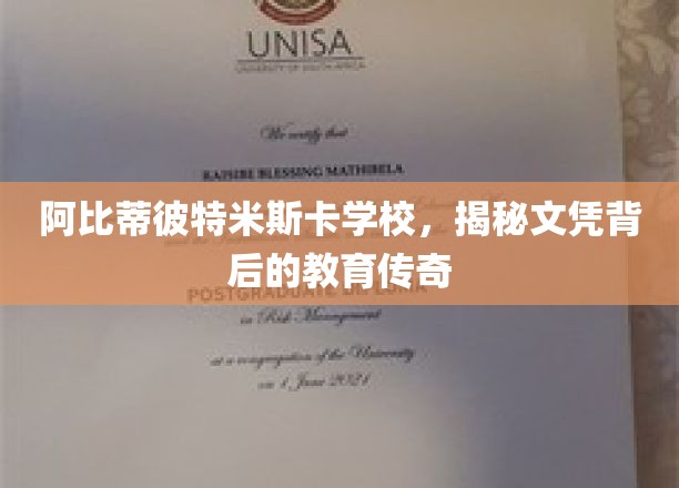 阿比蒂比-蒂米斯卡明学校，探寻文凭背后的教育传奇