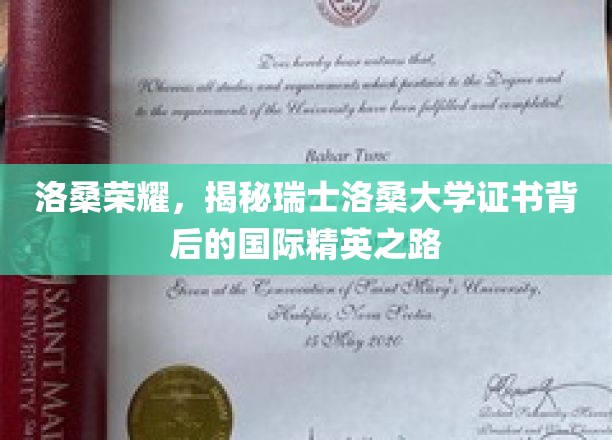 瑞士洛桑大学证书背后的精英成长轨迹，洛桑荣耀之路全解析