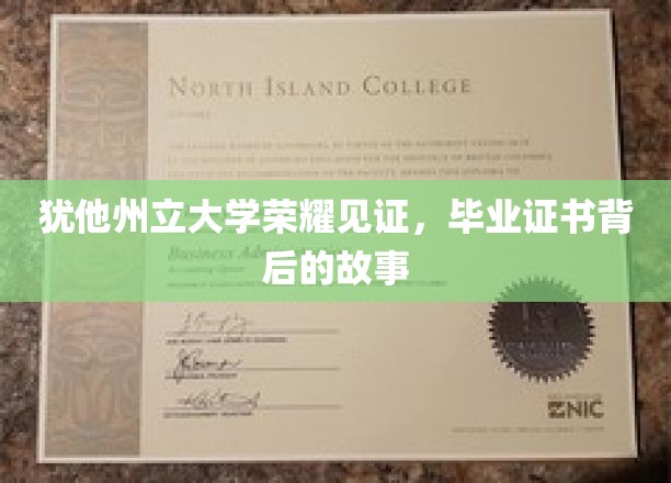 毕业证书背后的荣耀，犹他州立大学的不凡历程