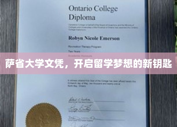萨省大学文凭，开启留学梦想的新钥匙