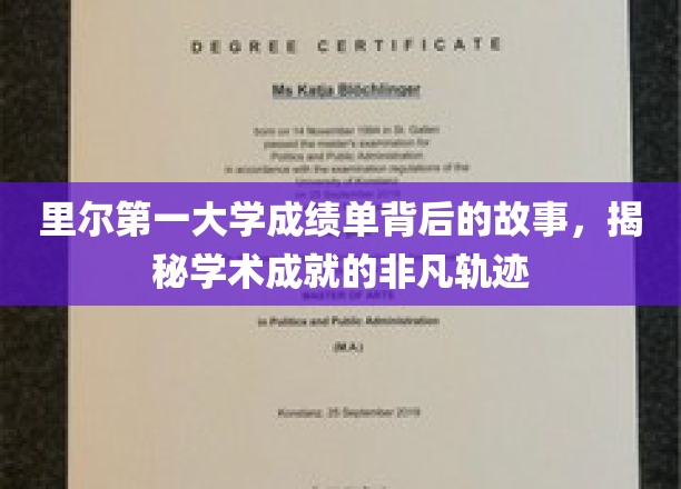 里尔第一大学成绩单背后的故事，揭秘学术成就的非凡轨迹