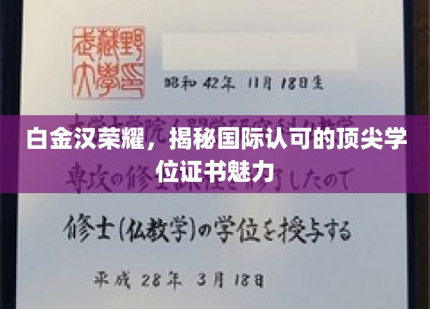 白金汉荣耀，揭秘国际认可的顶尖学位证书魅力
