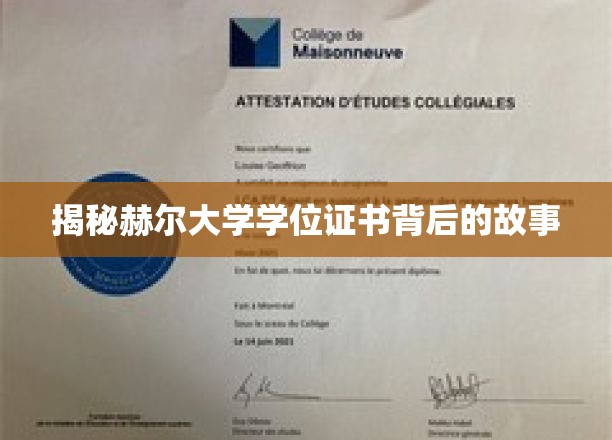 探寻赫尔大学学位证书的神秘面纱，一段不为人知的荣耀历程